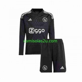 Camisolas de futebol AFC Ajax Guarda Redes Criança Equipamento 3ª 2023/24 Manga Comprida